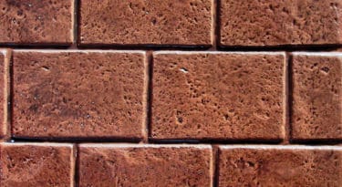 Jumbo running bond brick sample