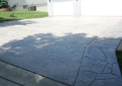 stamped driveway project 63005